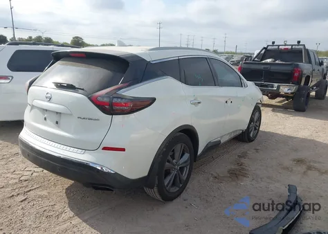 2019 Nissan Murano Platinum from USA, damaged, VIN 5N1AZ2MJ1KN126488